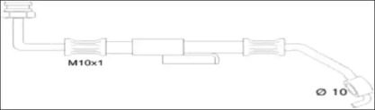 тормозные шланги REMSA для FORD TRANSIT Фургон (E_ _) 2.5 TD (EAS, EAL)