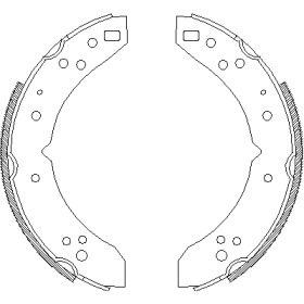 Тормозная колодка / накладка REMSA для FORD ESCORT I (AFH, ATH) 950