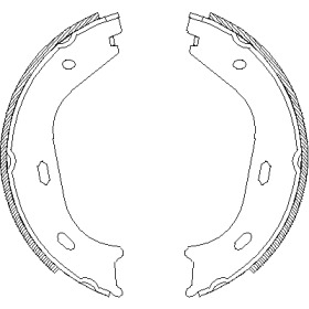 Барабанный тормозной механизм REMSA для BMW 3 (E30) M3 2.3