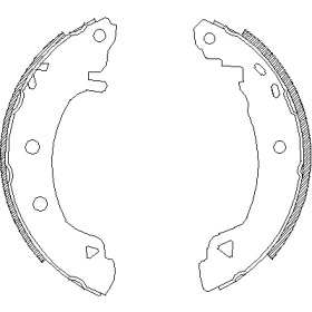 Барабанный тормозной механизм REMSA для ALFA ROMEO 146 (930_) 1.9 JTD (930.B4B)