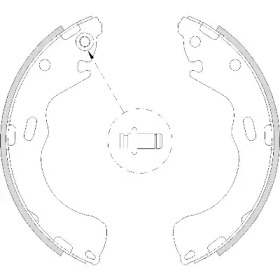 Барабанный тормозной механизм REMSA для MAZDA 626 V Station Wagon (GW) 2.0 Turbo DI