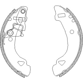 Тормозная колодка / накладка REMSA для FIAT PANDA (141_) 1000 4x4