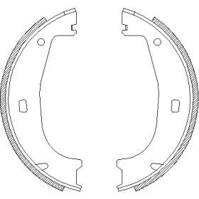 Барабанный тормозной механизм REMSA для BMW 3 (E30) M3 2.3