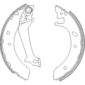 Тормозная колодка / накладка REMSA для FORD ESCORT VI Turnier (GAL) 1.8 i 16V