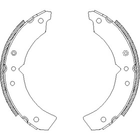 Тормозная колодка / накладка REMSA для FORD ESCORT I (AFH, ATH) 950