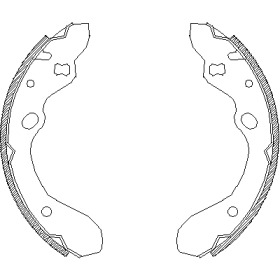 Барабанный тормозной механизм REMSA для MAZDA MX-3 (EC) 1.6 i