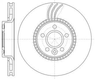Тормозной диск REMSA для FORD GALAXY (WA6) 2.2 TDCi