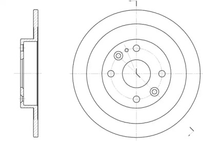 Тормозной диск REMSA для MAZDA MX-3 (EC) 1.6 i
