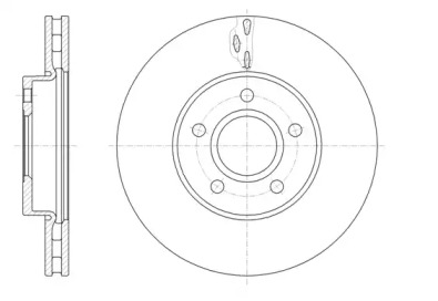 Тормозной диск REMSA для FORD GRAND C-MAX (DXA/CB7, DXA/CEU) 1.6 TDCi