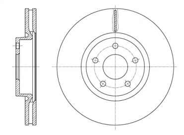 Тормозной диск REMSA для FORD MONDEO IV Turnier (BA7) 2.0 TDCi