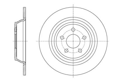 Тормозной диск REMSA для FORD GALAXY 2.0 TDCi