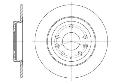 Тормозной диск REMSA для MAZDA CX-3 (DK) 2.0 AWD