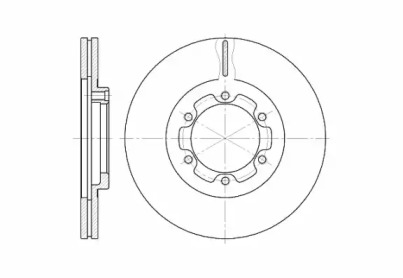 Тормозной диск REMSA для ISUZU CAMPO (KB) 2.0 (KB28)