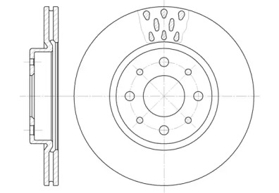 Тормозной диск REMSA для ALFA ROMEO 146 (930_) 1.7 i.e. 16V (930.B1)
