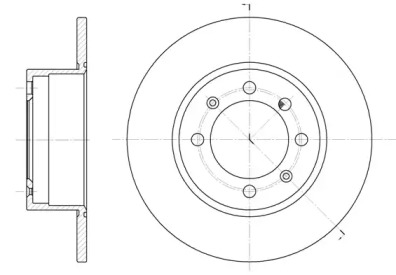Тормозной диск REMSA для SAAB 99 2.0