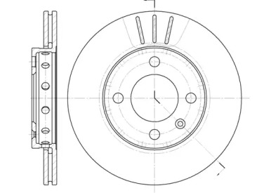 Тормозной диск REMSA для VW POLO (6N1) 64 1.9 D