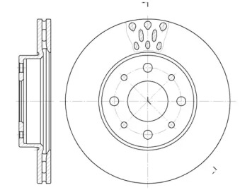 Тормозной диск REMSA для ALFA ROMEO 146 (930_) 1.7 i.e. 16V (930.B1)