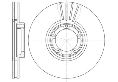 Дисковой тормозной механизм REMSA для FORD TRANSIT Фургон (E_ _) 2.0 i (EAL, EAS)