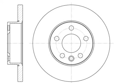 Дисковой тормозной механизм REMSA для VW TRANSPORTER IV c бортовой платформой/ходовая часть (70XD) 1.9 TD