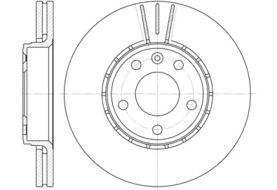 Тормозной диск REMSA для NISSAN PRIMASTAR Фургон (X83) 2.0