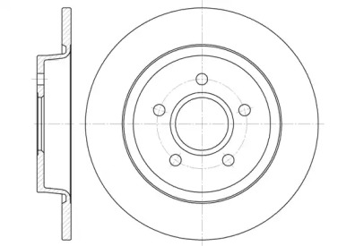 Дисковой тормозной механизм REMSA для FORD FOCUS II Кабриолет 2.0 TDCi