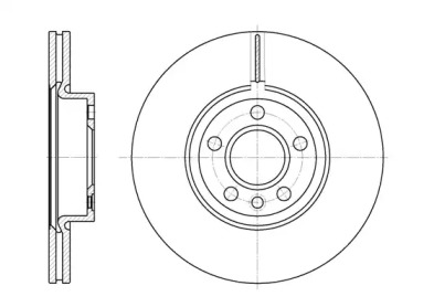 Тормозной диск REMSA для VW TRANSPORTER IV c бортовой платформой/ходовая часть (70XD) 2.5 Syncro