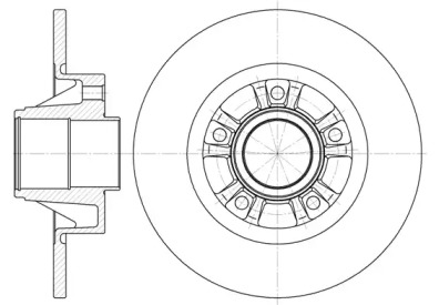 Тормозной диск REMSA для NISSAN PRIMASTAR Фургон (X83) 2.0