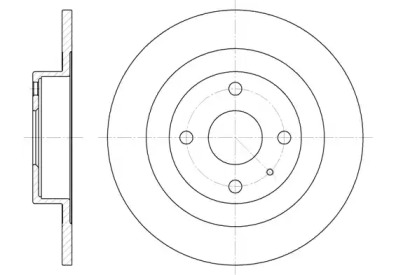 Тормозной диск REMSA для MAZDA 323 S VI (BJ) 2.0