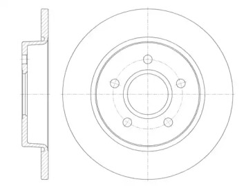 Дисковой тормозной механизм REMSA для FORD FOCUS II Кабриолет 2.0 TDCi