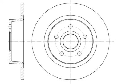 Дисковой тормозной механизм REMSA для FORD TOURNEO CONNECT 1.8 TDCi /TDDi /DI