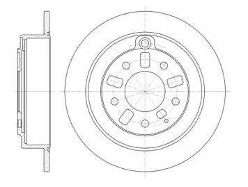 Дисковой тормозной механизм REMSA для MAZDA XEDOS 9 (TA) 2.3 24V