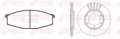Дисковой тормозной механизм REMSA для NISSAN PATROL III/2 Hardtop (K260) 2.8