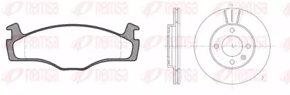 Комплект тормозов REMSA для VW GOLF II (19E, 1G1) 1.8 GTI 16V