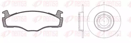Комплект тормозов REMSA для VW POLO (6N1) 64 1.9 D
