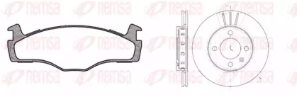 Комплект тормозов REMSA для VW POLO (6N1) 64 1.9 D