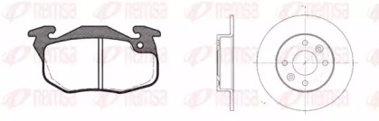 Комплект тормозов REMSA для RENAULT RAPID Фургон (F40_, G40_) 1.4 (F402)