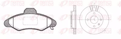 Дисковой тормозной механизм REMSA для FORD ESCORT VII Turnier (GAL, ANL) 1.8 16V