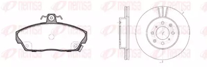 Дисковой тормозной механизм REMSA для HONDA CONCERTO (HW, MA) 1.4
