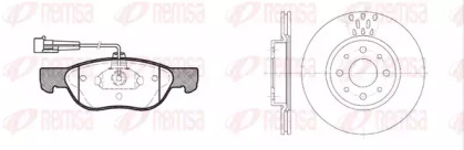 Комплект тормозов REMSA для ALFA ROMEO 146 (930_) 1.9 TD (930.B4A)