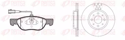 Дисковой тормозной механизм REMSA для ALFA ROMEO 146 (930_) 1.9 JTD (930.B4B)