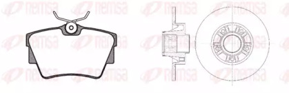 Дисковой тормозной механизм REMSA для NISSAN PRIMASTAR Фургон (X83) 2.0