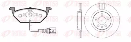 Дисковой тормозной механизм REMSA для VW BORA Variant (1J6) 1.6