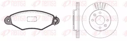 Дисковой тормозной механизм REMSA для NISSAN KUBISTAR (X76) 1.2