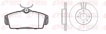 Дисковой тормозной механизм REMSA для NISSAN PRIMERA Hatchback (P11) 2.0 16V
