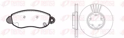 Комплект тормозов REMSA для FORD TRANSIT c бортовой платформой/ходовая часть (FM_ _, FN_ _) 2.0 DI (F_E_, F_F_)