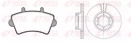 Дисковой тормозной механизм REMSA для NISSAN INTERSTAR Фургон (X70) dCi 140