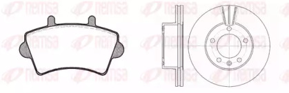 Дисковой тормозной механизм REMSA для NISSAN INTERSTAR Фургон (X70) dCi 140