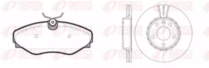 Дисковой тормозной механизм REMSA для NISSAN PRIMASTAR Фургон (X83) 2.0
