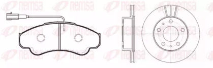 Дисковой тормозной механизм REMSA для PEUGEOT BOXER автобус (244, Z_) 2.2 HDi