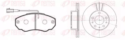 Дисковой тормозной механизм REMSA для PEUGEOT BOXER автобус (244, Z_) 2.2 HDi